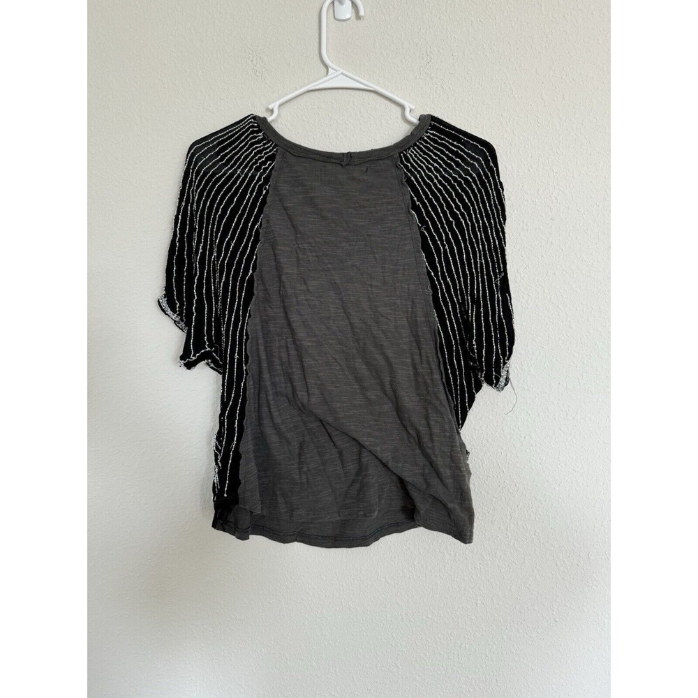Free People We The Free Showtime Tee XS Beaded Retro Rock T Shirt - Picture 2 of 7